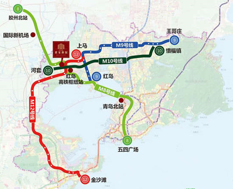 青岛r3线最新线路图